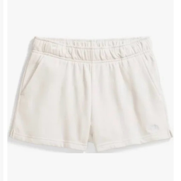 GUC North Face Half Dome Sage Fleece Shorts with pockets Women Size Small - Picture 6 of 11